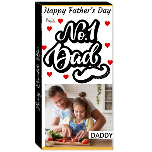 Personalize Chocolate for No. 1 Dad