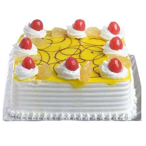 Eggless Pineapple Cake