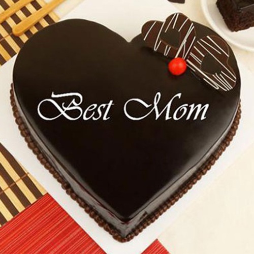 Admirable The Best Mom Cake Heart