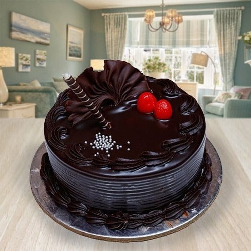 Delicious 1/2 kg Chocolate Truffle Cake