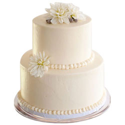 Delightful 2 Tier Wedding Cake