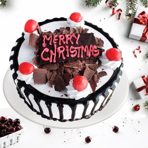 Satisfying Black Forest Cake Treat for Christmas
