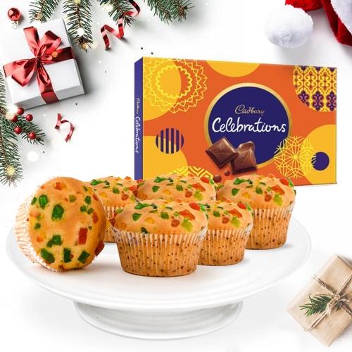 Tasty Tutty Fruity Muffins with Assorted Chocolates