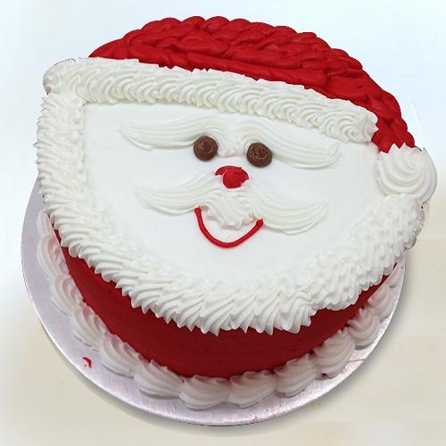 Ecstatic Santa Claus Fondant Theme Cake