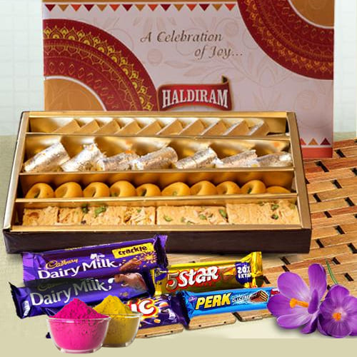 Yummy Sweets n Chocolates Gift Combo for Holi