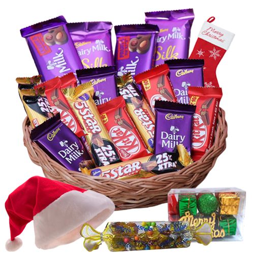 Chocolate Mania Christmas Goodies Basket