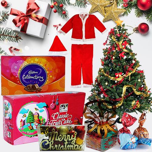 Graceful Arrangement of Christmas Gift Items