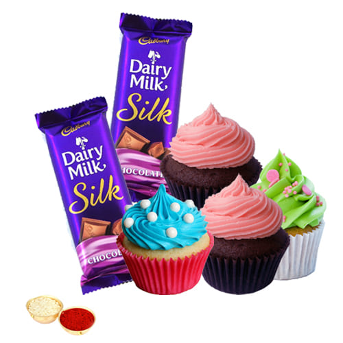 Yummy Cadbury Silk Chocos N Cup Cakes