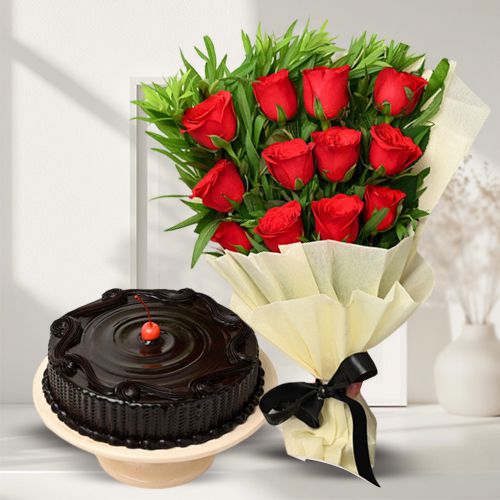 Romantic Roses N Truffle Delight