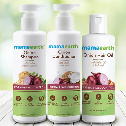 Glowing Look Mamaearth Anti Hair Fall Gift Kit