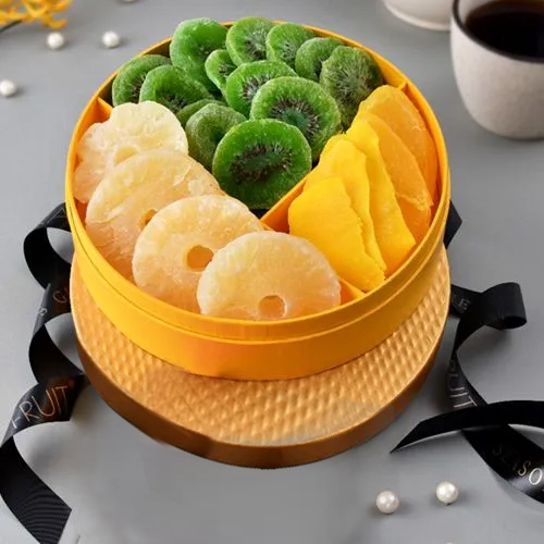 Exotic Festive Greetings Dried Fruits Gift Trio