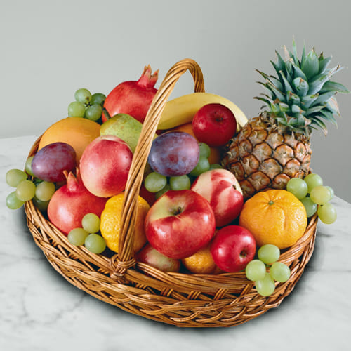 Fresh-Picked Seasonal Fruits Basket