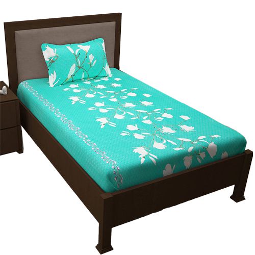 Elegant Single Bed Sheet with Pillow Cover