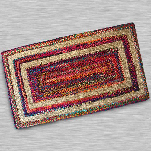 Crafty Fernish Decor Jute Cotton Rug