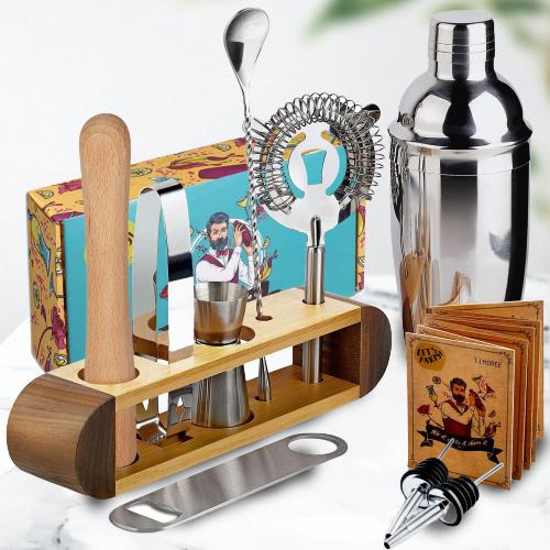Admirable 11 Pc Bar Tool Set with Stand