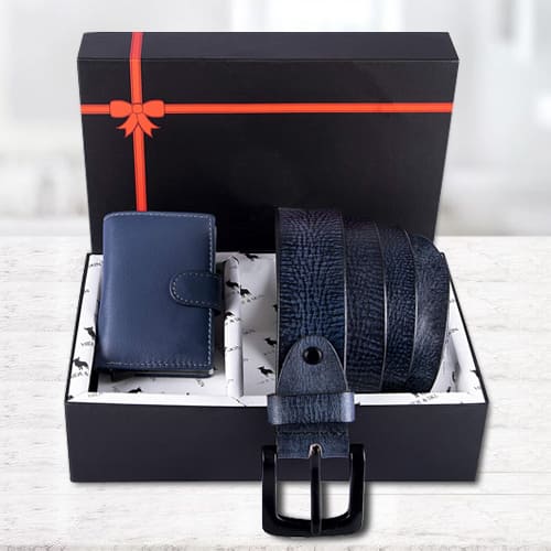 Exclusive Hide and Skin Mens Leather Card Holder Belt N KN95 Mask