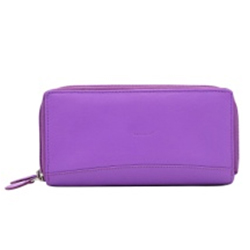 Remarkable Purple Leather Ladies Wallet