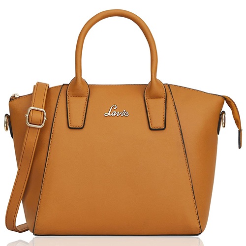 Lavie Pamukkale Ocher Colored Womens Satchel Bag