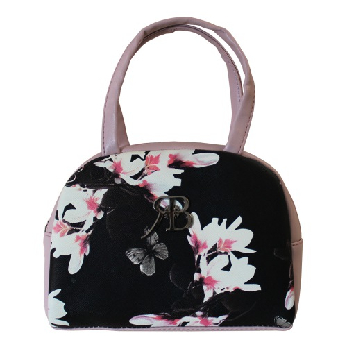 Multicolor Girly Purse in Butterfly Print