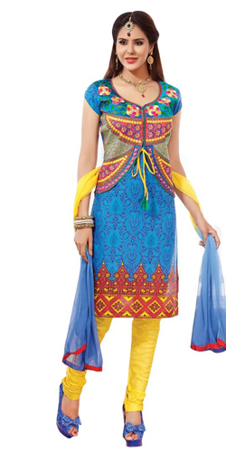 Rocking Pure Cotton Printed Salwar Suit in Multicolour