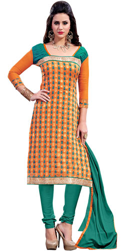 Nifty Panache Chanderi Salwar Suit