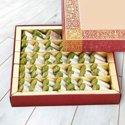 Delectable Kaju Pista Rolls from Haldirams