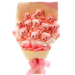 Wonderful Bouquet of Teddy