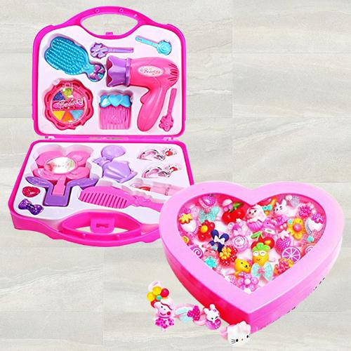 Marvelous Beauty Set N Fancy Finger Rings Box for Girls