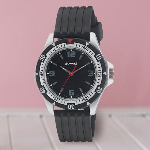 Remarkable Sonata Analog Mens Watch