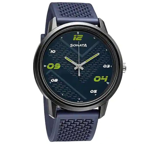 Fabulous Sonata Volt Greenish Blue Dial Mens Watch