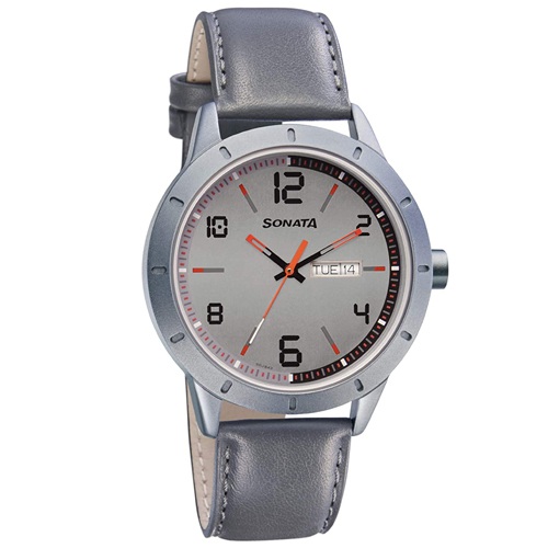 Appealing Sonata Nxt Analog Grey Dial Mens Watch