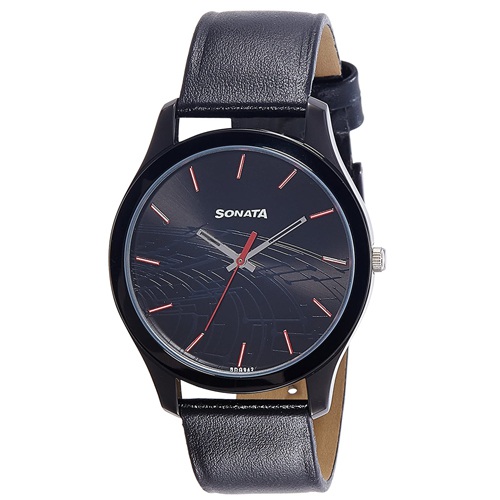 Blissful Sonata Analog Black Dial Mens Watch