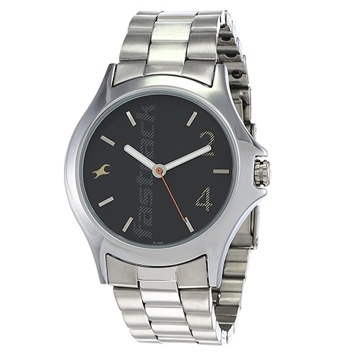 Fashionable  Straight Lines White Dial Mens Watch