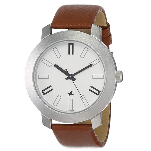 Enthralling  Casual Analog White Dial Mens Watch