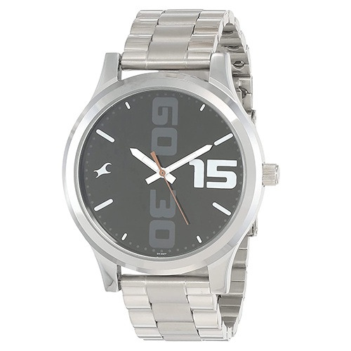 Classic  Bold Analog Black Dial Mens Watch