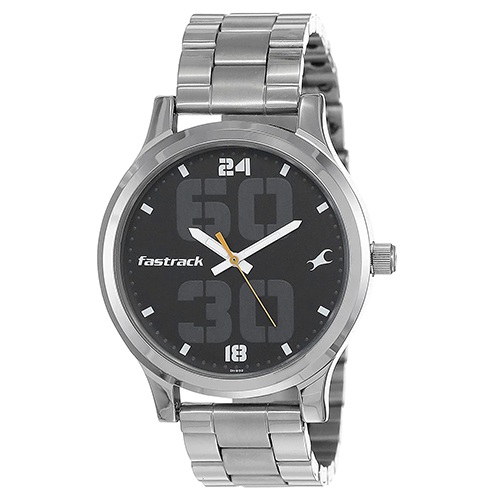 Stylish  Bold Analog Black Dial Mens Watch
