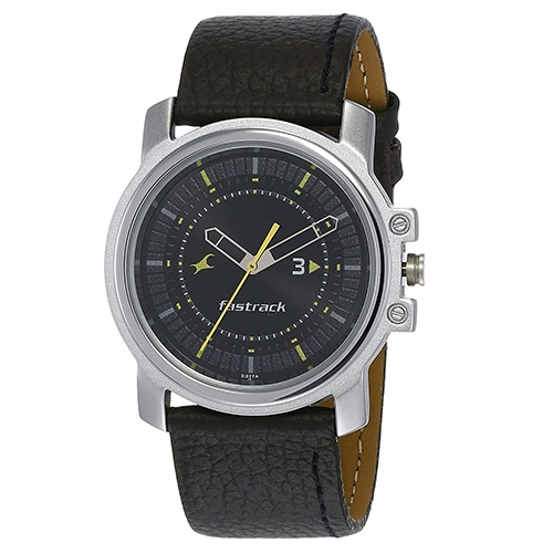 Superb  Economy Analog Black Dial Mens Watch
