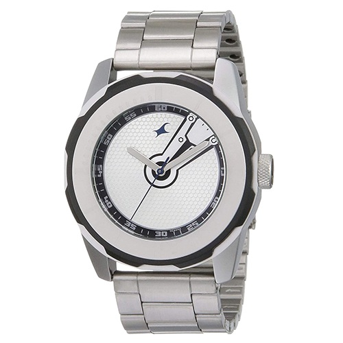 Attractive  Economy 2013 Analog Silver Dial Mens Watch
