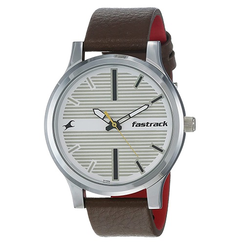 Smart Looking  Fundamentals Analog White Dial Mens Watch