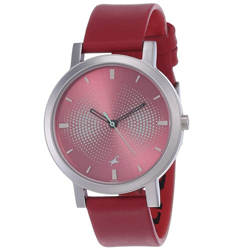 Lovely  Sunburn Pink Dial Womens Watch