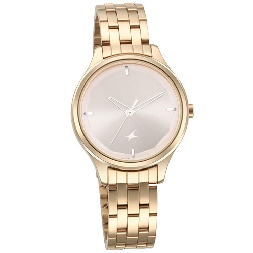 Beautiful  Casual Rose Gold Dial Womens Watch