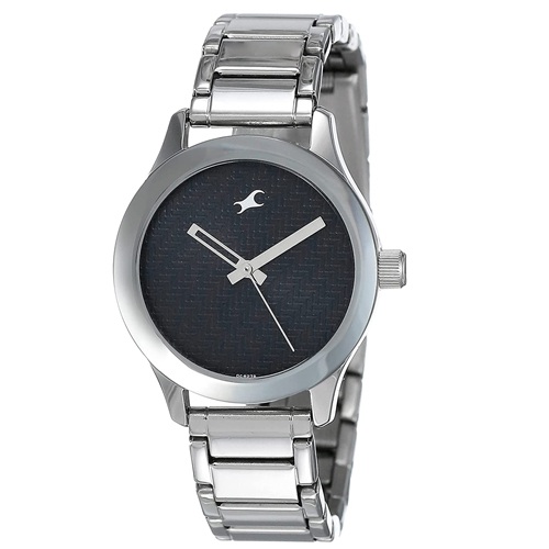 Stylish  Monochrome Analog Blue Dial Womens Watch