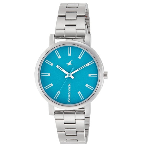 Arresting  Fundamentals Blue Dial Womens Analog Watch