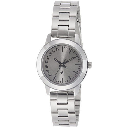 Arresting  Fundamentals Analog Grey Dial Womens Watch