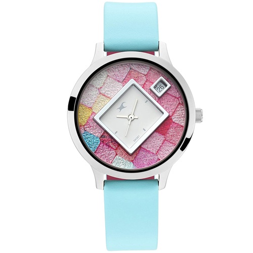 Wonderful  x Fit Out Blue Dial Ladies Analog Watch
