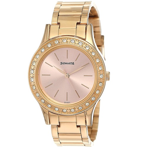 Blissful Sonata Blush Analog Pink Dial Womens Watch